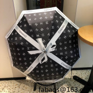 Chanel Bow Umbrella Black 2022 53