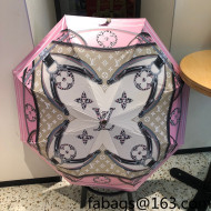 Louis Vuitton Monogram Bloom Umbrella Pink 2022 56