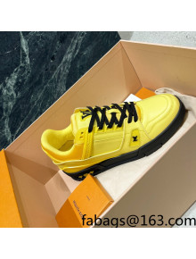 Louis Vuitton LV Trainer Sneakers Jaune Yellow 2021 81 