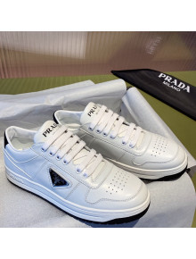 Prada District Leather Sneakers White 2021 21