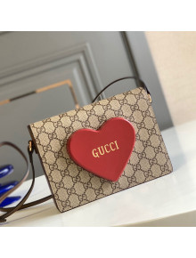 Gucci Love GG Canvas Mini Bag 637048 Beige/Red 2021 