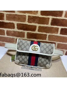 Gucci Ophidia GG Canvas Belt Bag ‎674081 Beige/White 2022