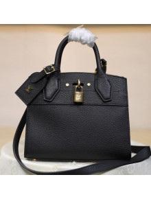 Louis Vuitton City Steamer Mini Top Handle Bag M53804 Black Leather 2019
