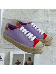JW Anderson Canvas Espadrille Sneakers Purple 2021