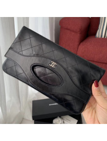 Chanel Wax Calfskin Chanel 31 Pouch Bag Black 2019