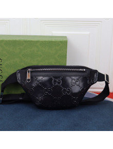 Gucci GG Embossed Belt Bag 658582 Black 2021