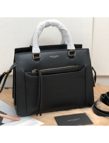 Saint Laurent East Side Small Tote Bag in Smooth Leather 554116 Black 2019
