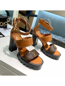 Louis Vuitton Star Trail Sandals Brown Leather 2021