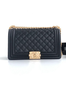 Chanel Quilted Calfskin Medium Flap Bag A67086 Black 2019