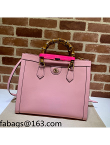 Gucci Diana Medium Tote Bag 655658 Pastel Pink 2021