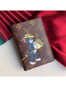 Louis Vuitton Monogram Canvas Tom and Jerry Print Passport Cover M64411 2019