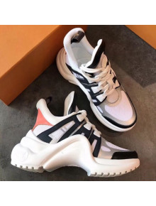 Louis Vuitton Sci-fi Sneakers Black/White/Orange New Color 2019
