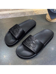 Balenciaga BB Slide Sandals All Black 2020 (For Women and Men)