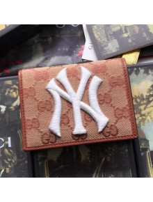 Gucci GG Card Case with NY Yankees 2019