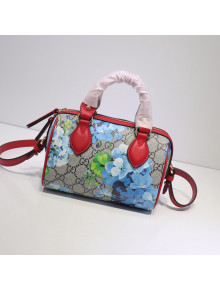 Gucci Flora Print GG Canvas Mini Duffle Bag 432123 Blue 2021