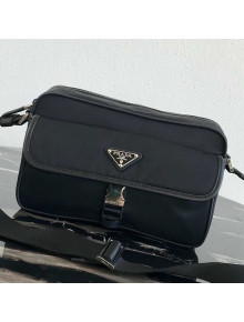 Prada Nylon and Saffiano Leather Shoulder Bag 2VH074 2019