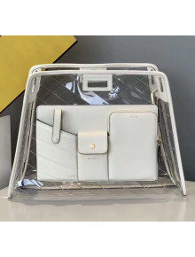 Fendi PVC Peekaboo Defender Medium Bag Cover White 2020