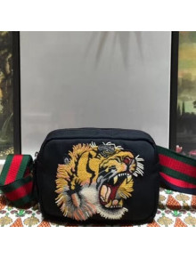 Gucci Mini Shoulder Bag With Panther Face Appliqué 523323 2018