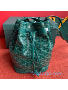 Goyard Petitflot Drawstring Bucket Bag Green 2020