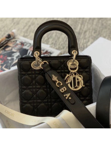 Dior MY ABCDior Small Bag in Cannage Leather Black 2019