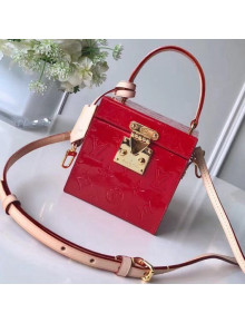 Louis Vuitton Monogram Vernis Leather Bleecker Box Bag M52464 Red F/W2018
