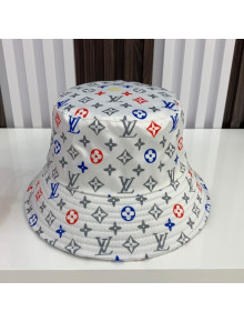 Louis Vuitton Multicolored Monogram Bucket Hat White 2021