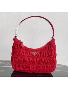 Prada Nylon and Saffiano Leather Mini Bag 1NE204 Red 2020