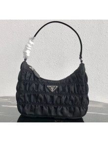 Prada Nylon and Saffiano Leather Mini Bag 1NE204 Black 2020
