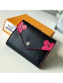 Louis Vuitton Epi Blooming Leather Victorine Wallet M62980 Black 2018