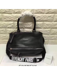 Givenchy Medium Paris Panora Bag in Calf Leather with Canvas Strap 2018