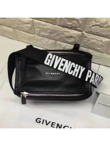 Givenchy Mini Paris Panora Bag in Calf Leather with Canvas Strap 2018