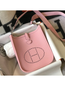 Hermes Evelyne Mini Bag 18cm in Togo Calfskin Milk Shake Pink 2021