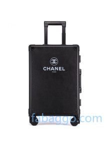 Chanel Matte Travel Luggage Classic Black 2020