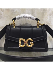 Dolce&Gabbana Small DG Amore Top Handle Bag Black 2019