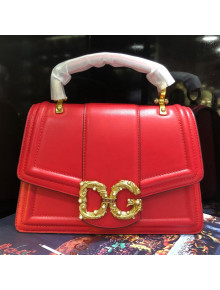 Dolce&Gabbana Large DG Amore Top Handle Bag Red 2019