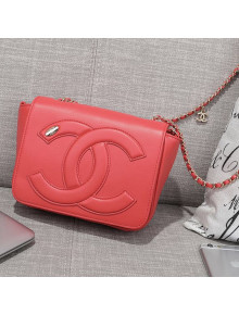 Chanel Lambskin Flap Bag AS0321 Red 2019