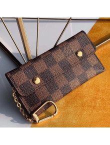 Louis Vuitton Damier Ebene Canvas Key Holder and Coin Purse M60029  