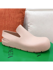 Bottega Veneta Rubber Puddle Slingback Flat Shoe Pink 2021