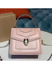 Bvlgari Serpenti Forever Mini Top Handle Bag 18cm Light Pink 2021
