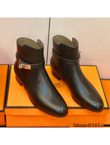 Hermes Neo Ankle Boot Black 2021 Top Quality (Pure Handmade)