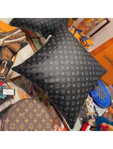 Louis Vuitton Monogram Soft Leather Pillow 40x40cm Black 2021