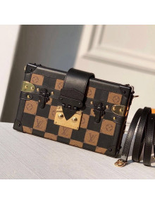 Louis Vuitton Petite Malle Trunk Bag in Damier Canvas M53256 Brown/Black 2021