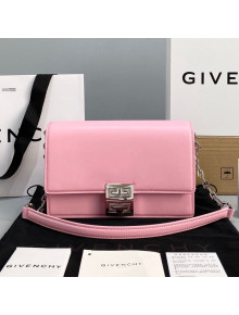 Givenchy Small 4G Bag in Box Leather with Chain Baby Pink 2021
