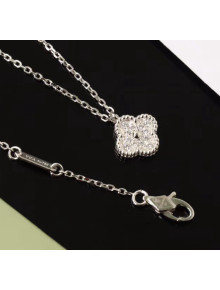 Van Cleef & Arpels Crystal Necklace 206125 Silver 2020