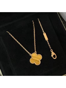 Van Cleef & Arpels Clover Necklace 206127 Yellow 2020