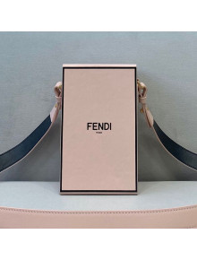 Fendi Wood and Leather Vertical Box Mini Bag Pink 2021