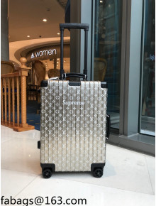 Louis Vuitton x Supremer x Rimowa Luggage 20/26 inches Silver 2021