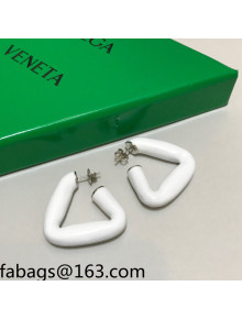 Bottega Veneta Large Earrings White 2021 082542