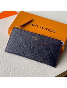 Louis Vuitton Pochette Mélanie BB Pouch in Navy Blue Monogram Leather M68713 2020