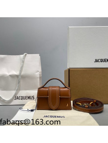 Jacquemus Le Bambino Leather Mini Bag Brown 2021